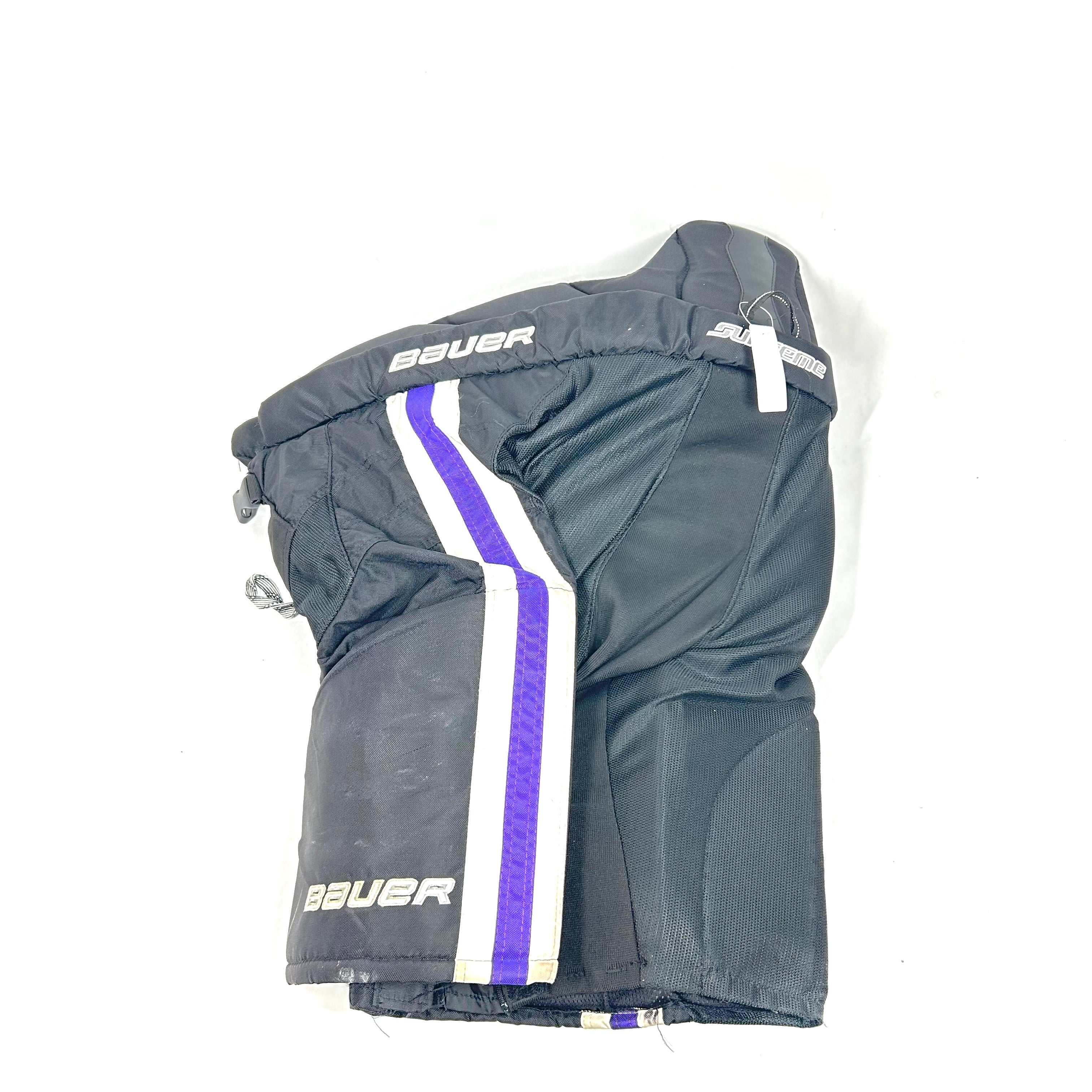 Bauer Supreme - Pantalon NCAA Pro Stock d'occasion (noir/violet)